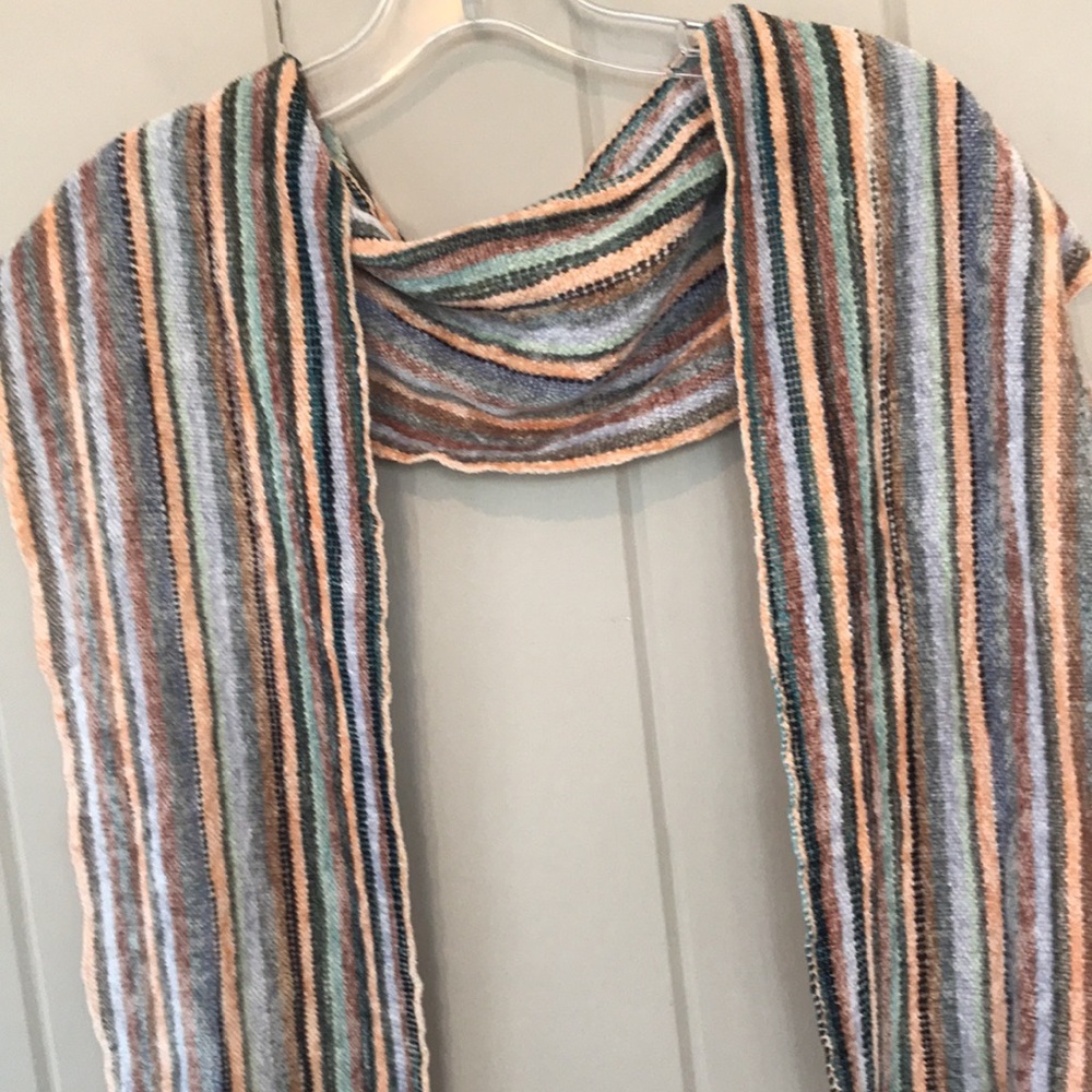 Multicolored Striped Scarf - Picture 3 of 8